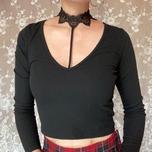 Lace Choker Top